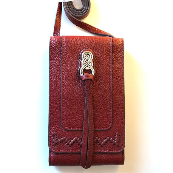 Brighton Interlok Leather Phone Organizer NWT - Picture 1 of 3